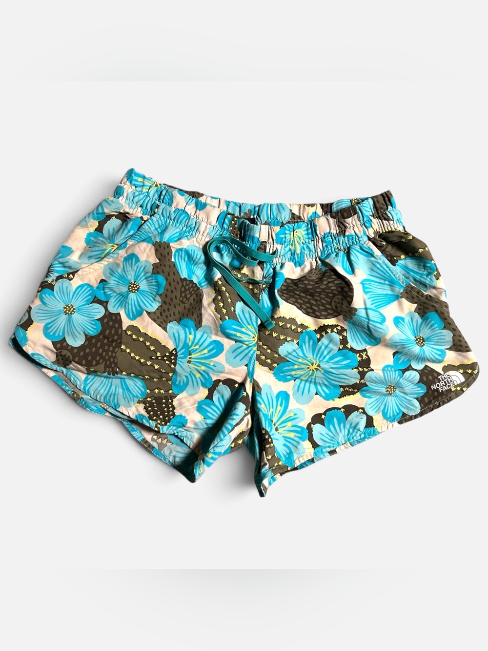 The North Face Women’s Teal Floral Athletic Shorts